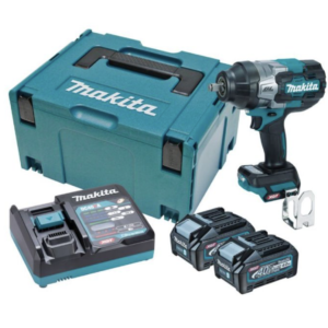 Makita 牧田 TW002GM201 40V 無刷充電式扳手 (4Ah電池 x 2 及充電器套裝)